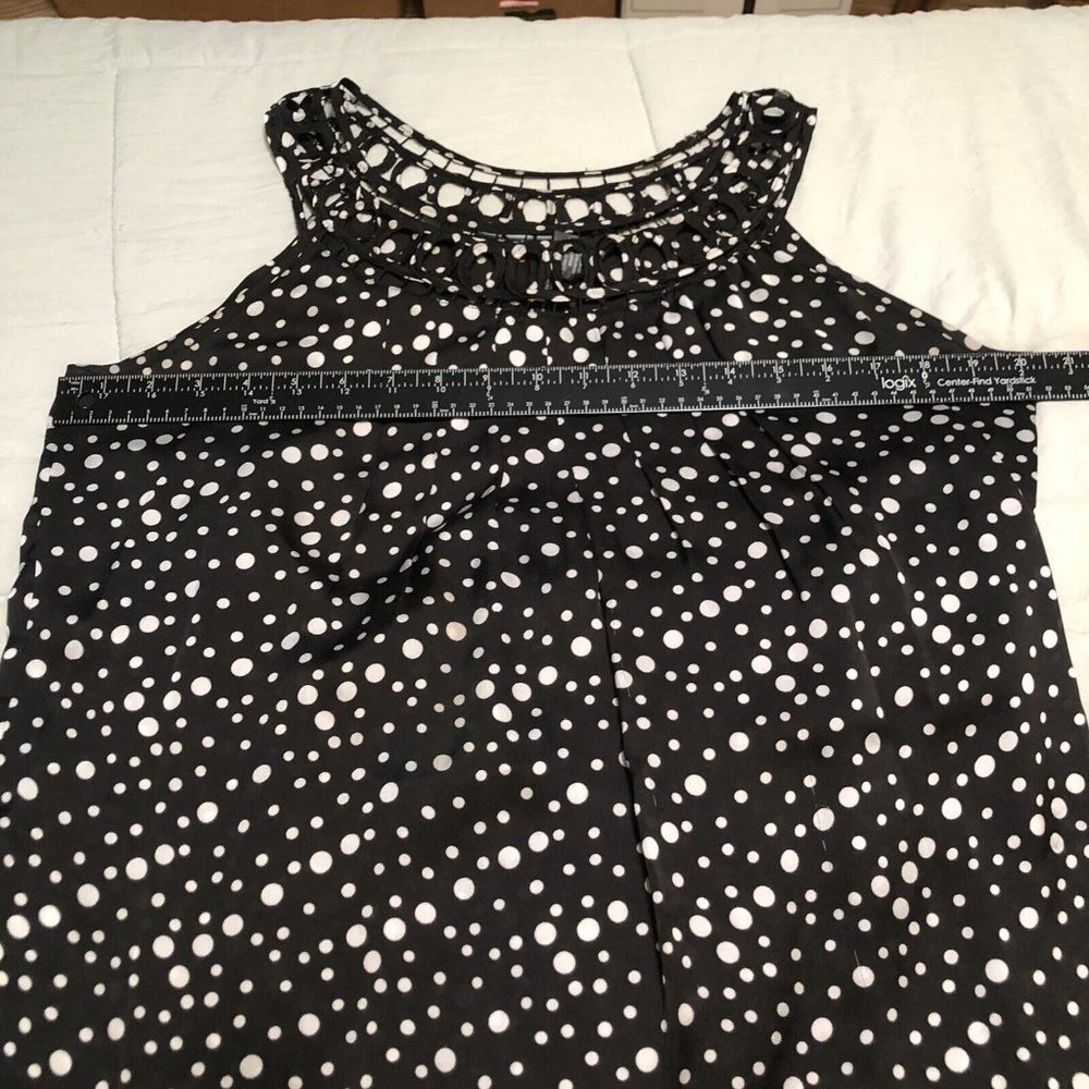 new direction womens sleeveless tank cut out neck design petite size PL - Picture 5 of 9
